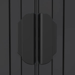 Trädgårdsskjul antracit 192x108x223 cm galvaniserat stål