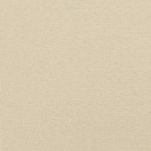 Fotpall gräddvit 70x55x41 cm tyg