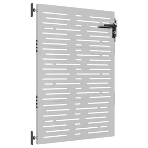 Trädgårdsgrind 85x150 cm cortenstål fyrkantig design