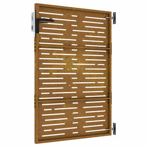 Trädgårdsgrind 85x150 cm cortenstål fyrkantig design