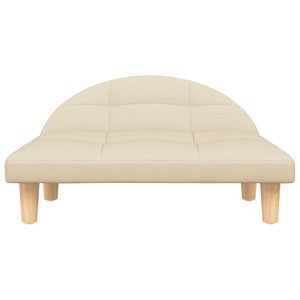 Hundbädd gräddvit 70x52x30 cm tyg