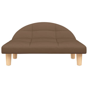 Hundbädd brun 70x52x30 cm tyg