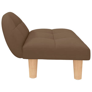 Hundbädd brun 70x52x30 cm tyg