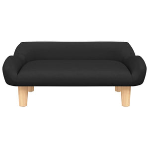 Hundbädd svart 70x40x24 cm tyg