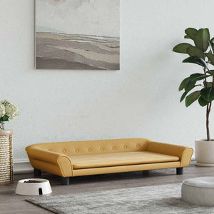 Hundbädd brun 100x50x21 cm sammet