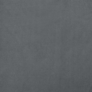 Hundbädd med förlängning mörkgrå 100x50x30 cm sammet