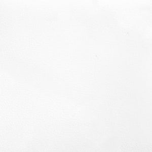 Sänggavel med kanter vit 163x23x118/128 cm konstläder