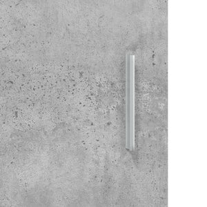 Akvariestativ betong grå 121x41x58 cm konstruerat trä