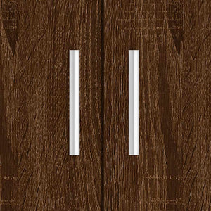 Akvariebänk brun ek 81x36x73 cm konstruerat trä