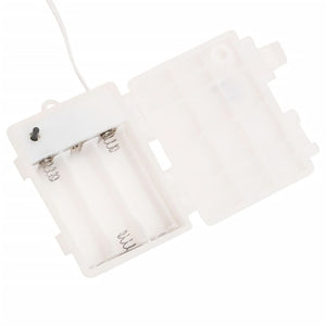 Stjärnor med LED-belysning 3 st vikbar röd