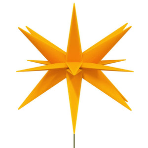 Stjärnor med spett LED 3 st vikbar gul 35 cm