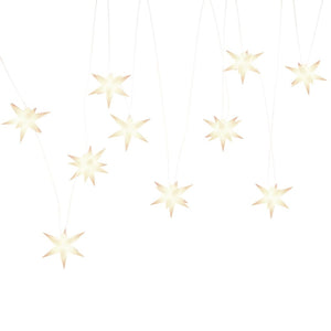 Stjärna 10 LEDs vit 10 cm