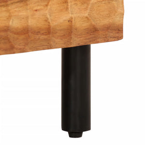 Tv-bänk 70x33x46 cm massivt akaciaträ