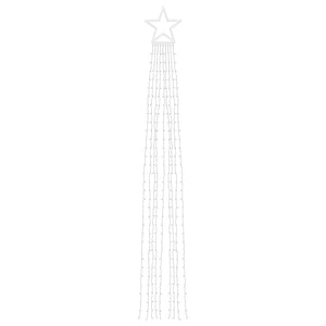 Julgransbelysning 320 LED kallvit 375 cm