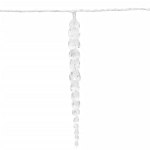 Julislampa 100 LED-lampor varmvit 10 m akryl PVC