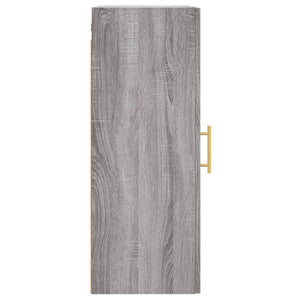 Väggskåp grå sonoma 34,5x34x90 cm