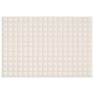 Tyngdtäcke gräddvit 120x180 cm 5 kg tyg