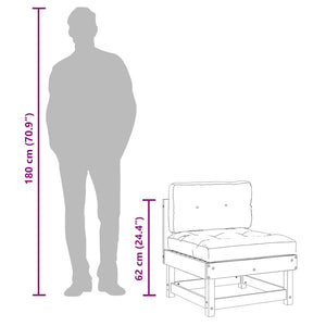 Loungegrupp för trädgården med dynor 3 delar svart konstrotting