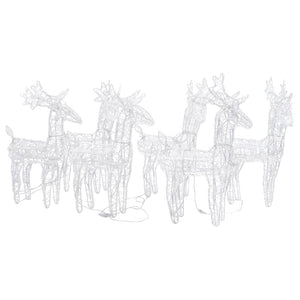 Julrenar 46 st flerfärgad 240 lysdioder akryl