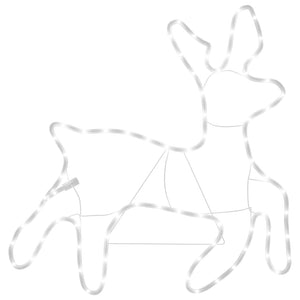 Renfigur 3 st ljusslinga med LED varmvit 57x55x4,5 cm