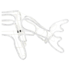 Renfigur 3 st ljusslinga med kallvit 73x31x45 cm