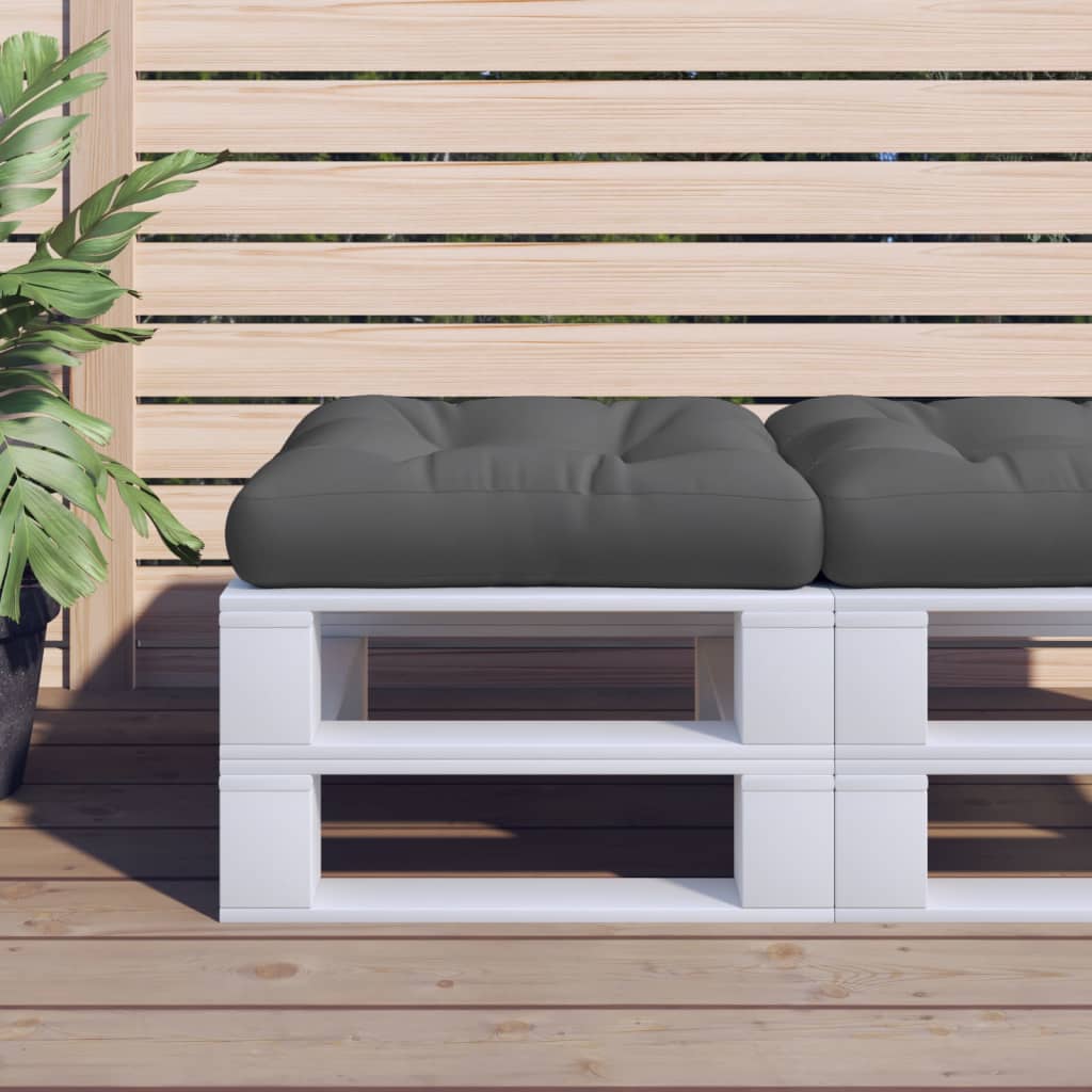 Palldyna antracit 60x60x12 cm tyg