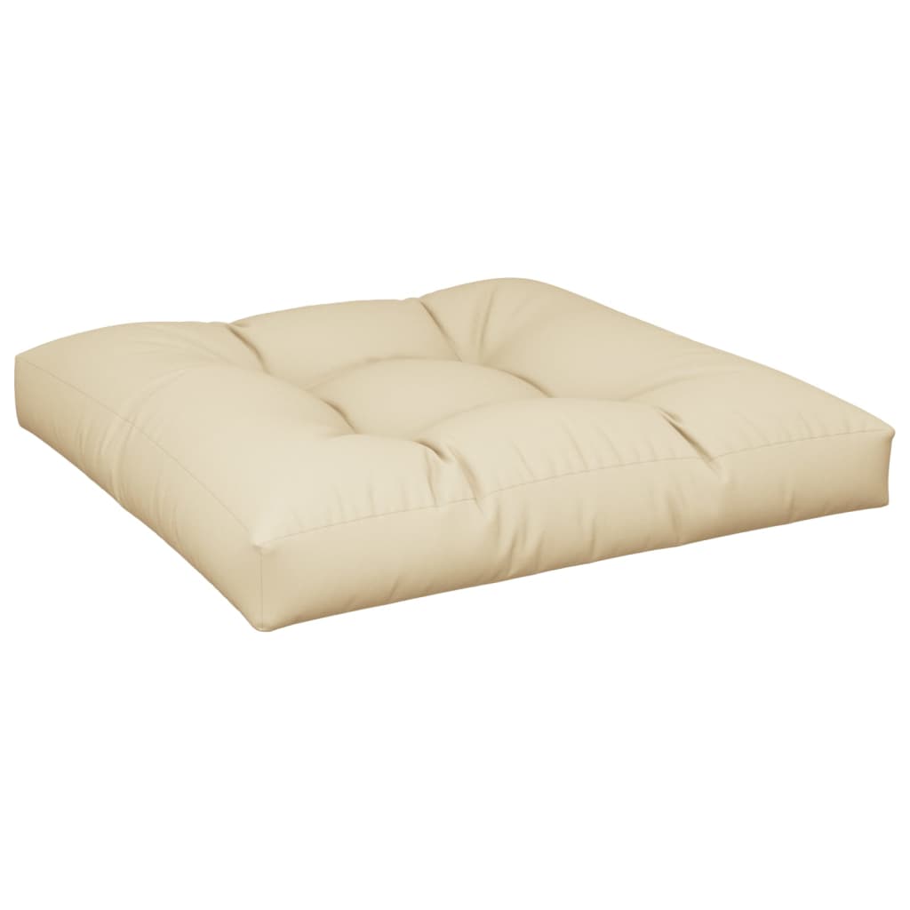 Palldyna beige 80x80x12 cm tyg