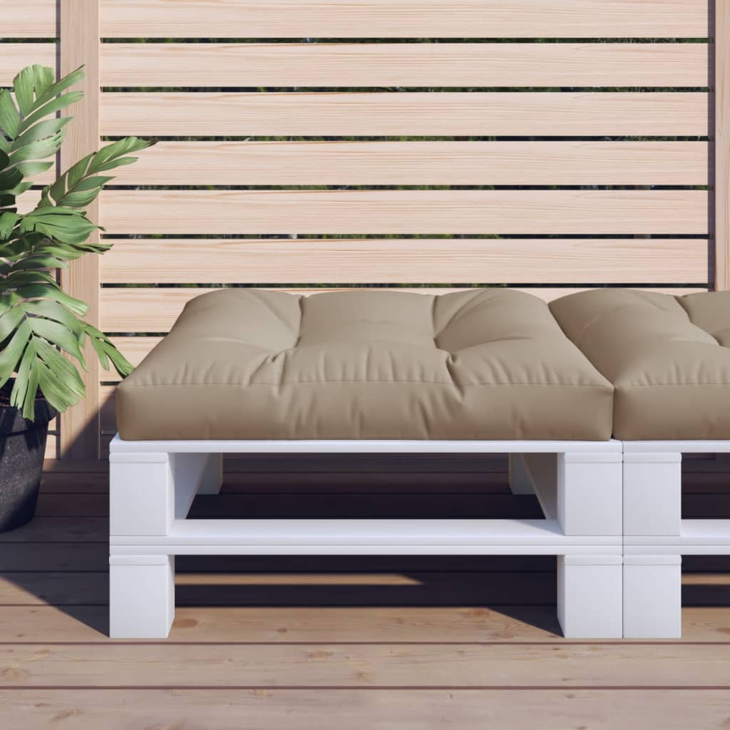 Palldyna taupe 80x80x12 cm tyg