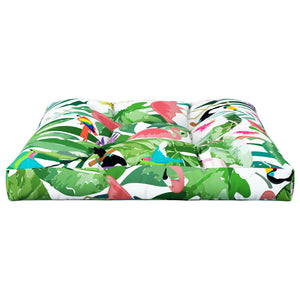 Palldyna flerfärgad 80x80x12 cm tyg