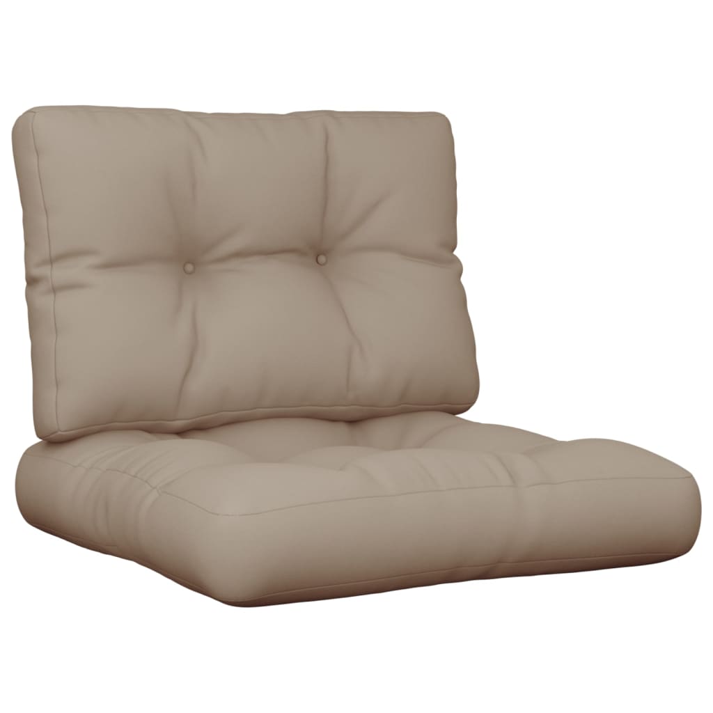 Palldynor 2 st taupe tyg