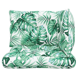 Palldynor 3 st bladmönster tyg