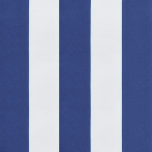 Stolsdynor 2 st blå&vit randig 50x50x4 cm tyg