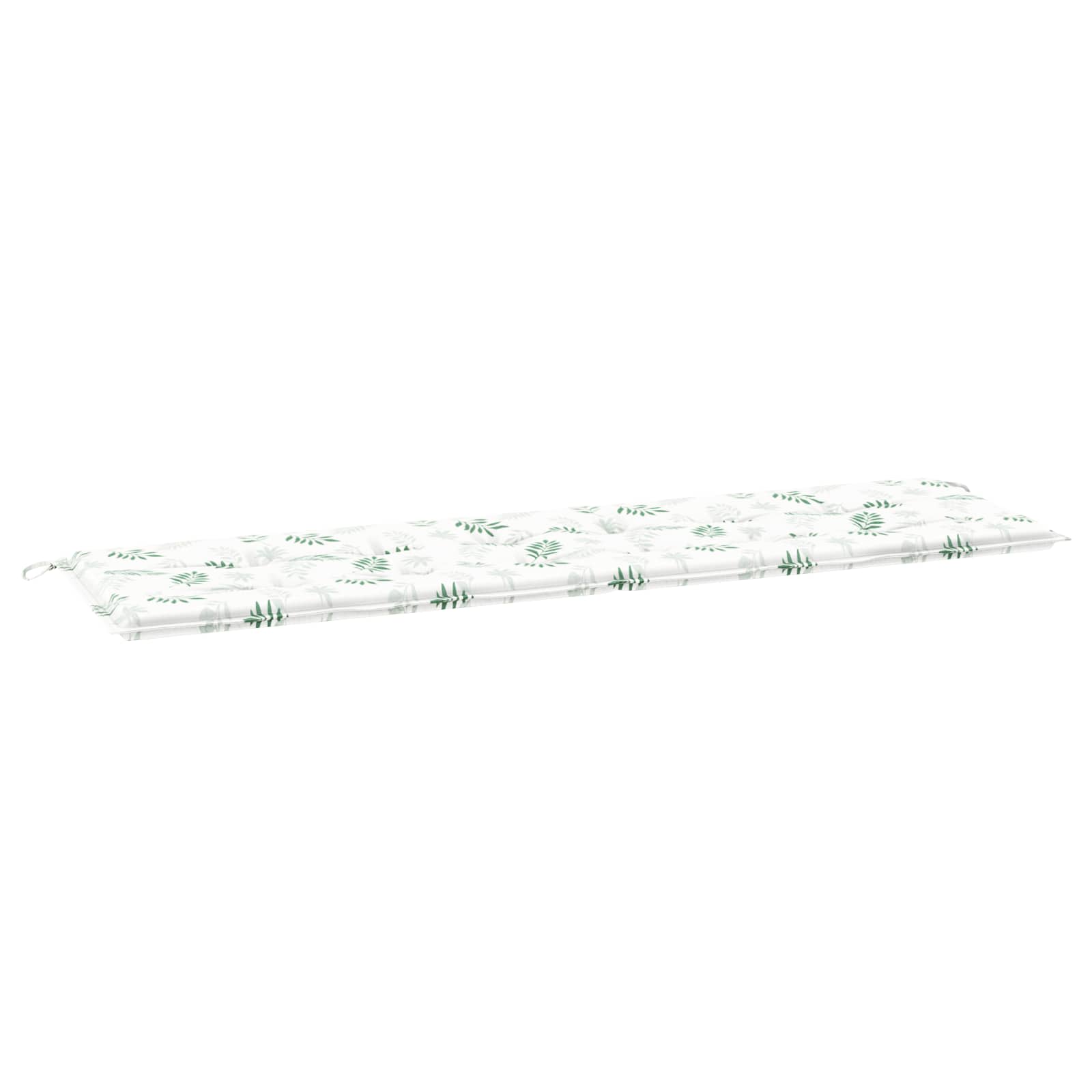 Bänk kudde Oxford Tyg Bladdesign 180 x 50 x 3 cm