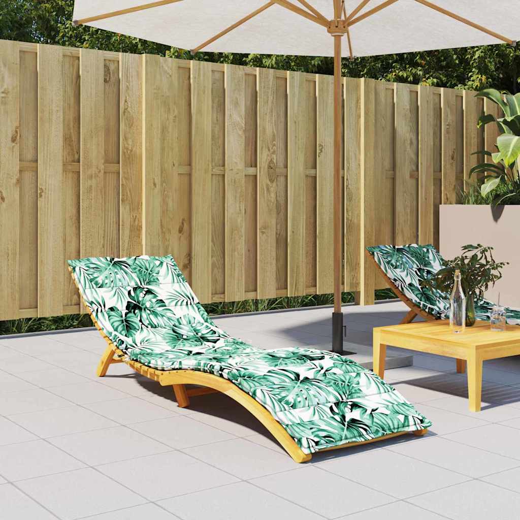 Lounger kudde Löv Bladmönster 200 x 70 x 3 cm Oxford Tyg