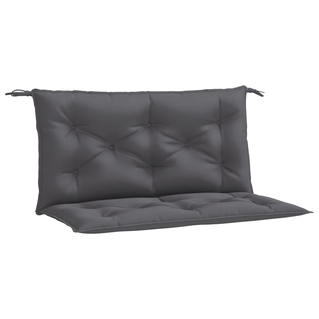 Bänkdynor för trädgården 2st antracit 100x50x7cm oxfordtyg