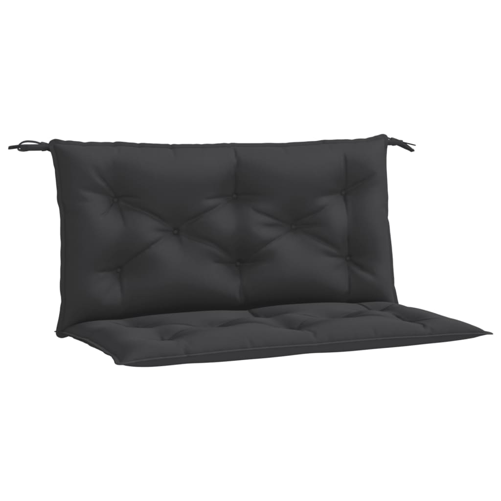 Bänkdynor för trädgården 2st svart 100x50x7cm oxfordtyg