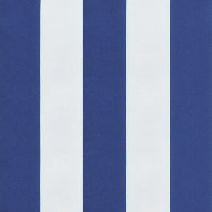 Dynor till pallsoffa 3 st blå&vit randigt Oxford-tyg