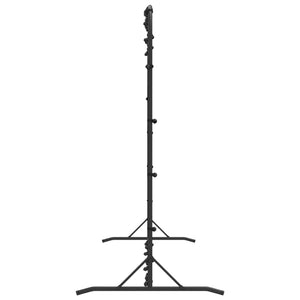 Fotbollsnät med rebounder svart 366x90x183 cm HDPE