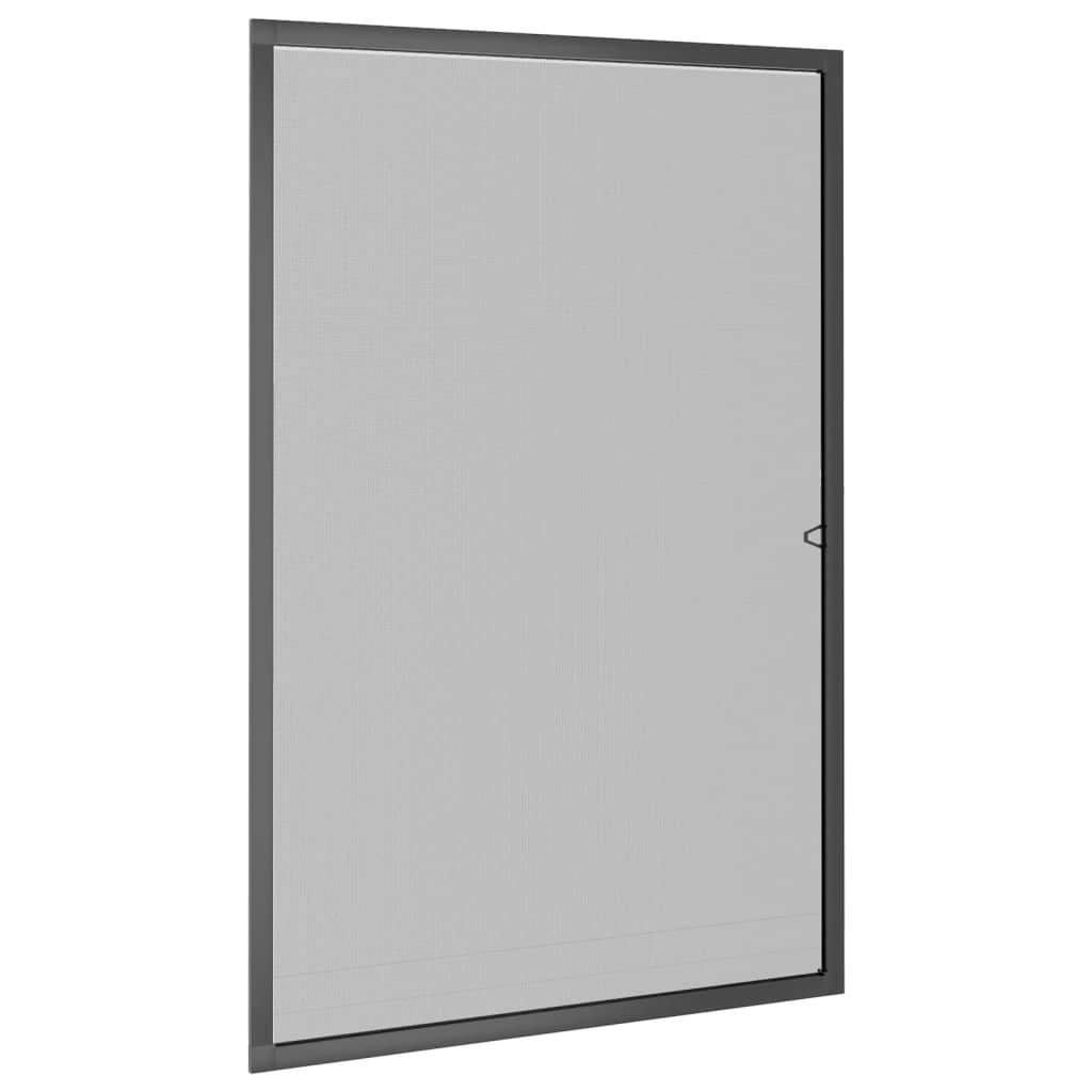 Insektsnät för fönster antracit 90x120 cm