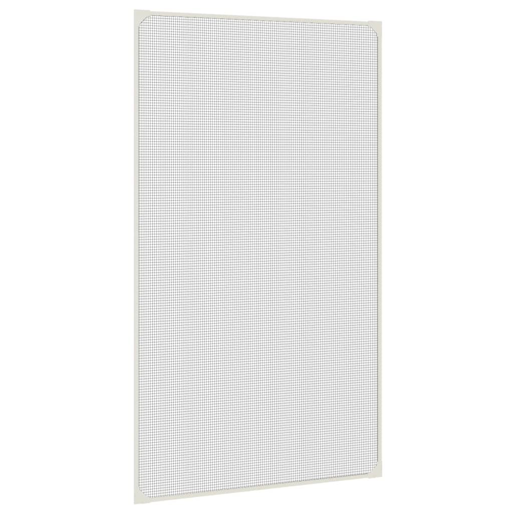 Magnetiskt insektsnät för fönster vit 80x140 cm