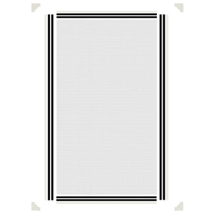 Magnetiskt insektsnät för fönster vit 80x140 cm