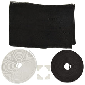 Magnetiskt insektsnät för fönster vit 80x140 cm