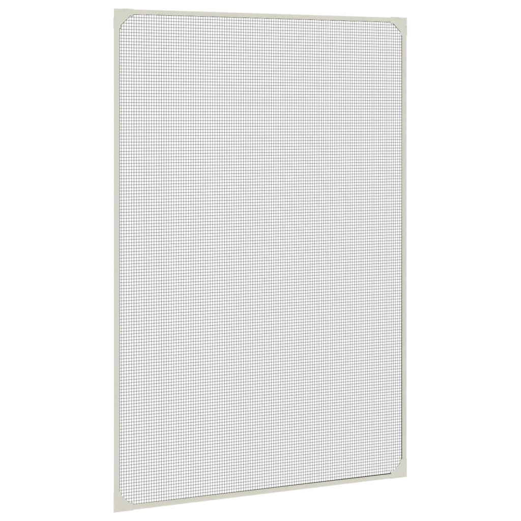 Magnetiskt insektsnät för fönster vit 80x120 cm