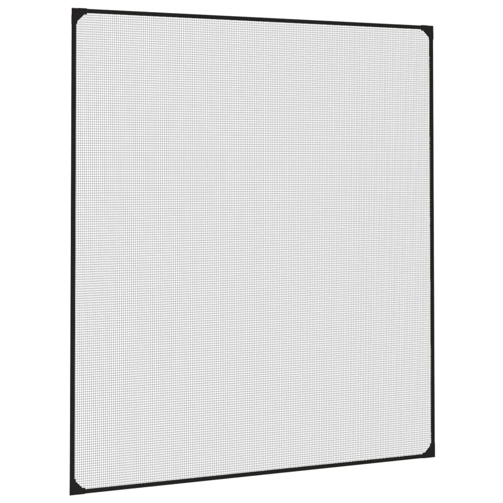 Magnetiskt insektsnät för fönster antracit 120x140 cm