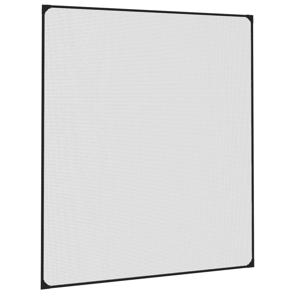 Magnetiskt insektsnät för fönster antracit 130x150 cm