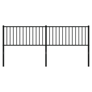 Huvudgavel metall svart 193 cm