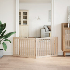 Hundgrind hopfällbar 2 paneler 160 cm poppelträ