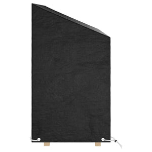 Överdrag för utomhusbänk 2st 8 ölj. 160x70x70/88 cm polyeten