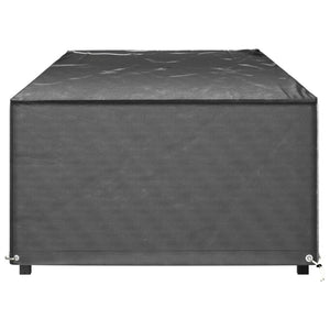 Överdrag för solsäng 2st 12 öljetter 205x75x40 cm polyeten