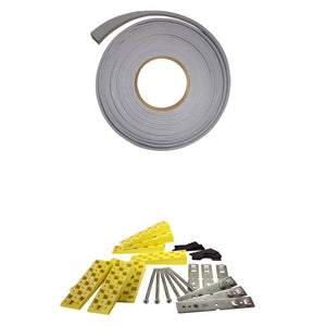 Ytterdörr vit 110x210 cm aluminium och PVC